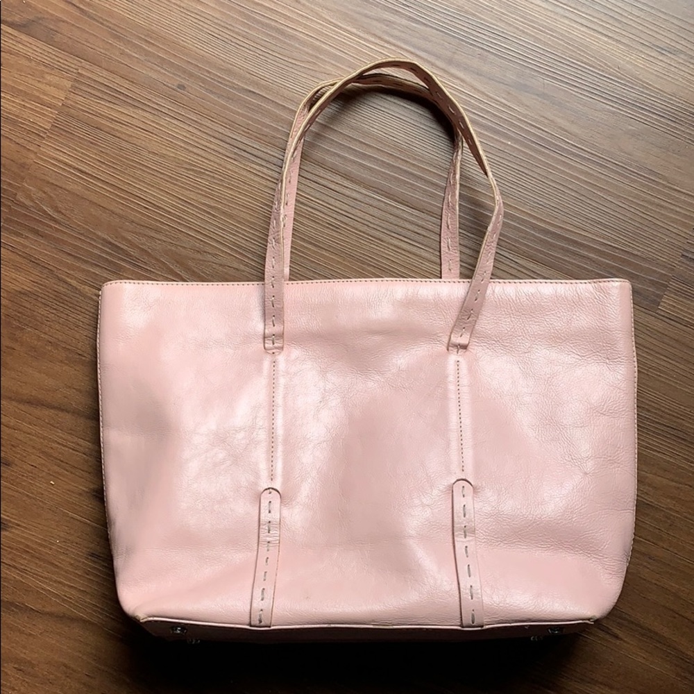 Blush Pink leather bag